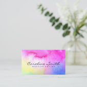 夢みるような水彩画 名刺 (スタンド正面)