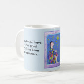 夢みる人のコーヒーカップ コーヒーマグカップ (正面左)