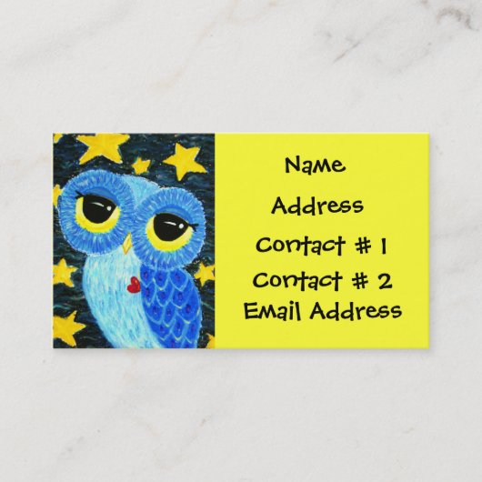 夢みる人個人的なNamecard 名刺 (正面)