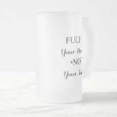 夢みる人 フロストグラスビールジョッキ (正面右)