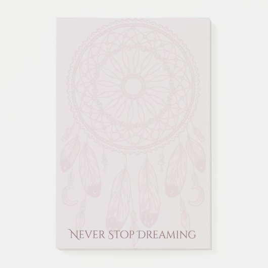 夢みる人Dreamcatcher 4x6 ポストイット (正面)