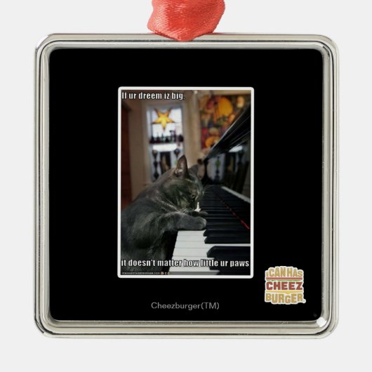 夢もしは大きい メタルオーナメント (正面)