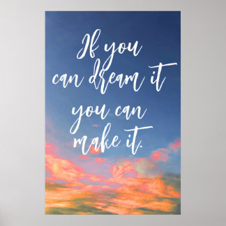 「夢もしを見てもいい」ポスター ポスター