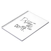 夢もしを見てもできる引用文 ノートブック (左側)