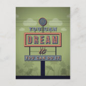 夢もしを見てもできる ポストカード (正面)