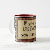 夢もしを見ることができる：コーヒーマグ ツートーンマグカップ (正面左)