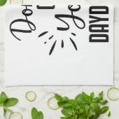 夢やめを見るな キッチンタオル (折り畳み)