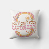 夢やめを見るな クッション (裏面)