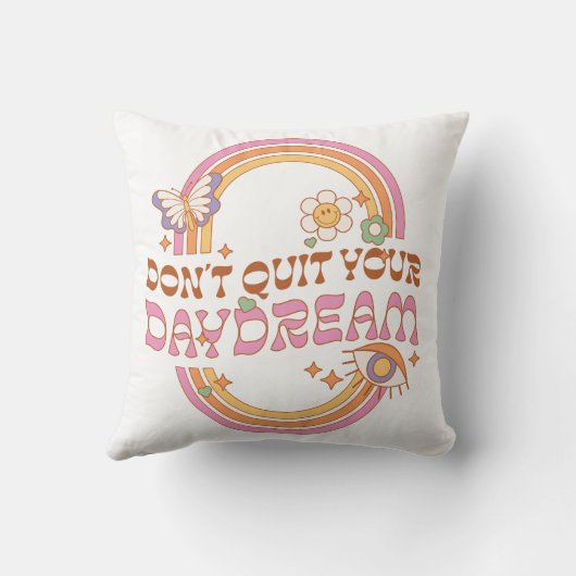 夢やめを見るな クッション (裏面)