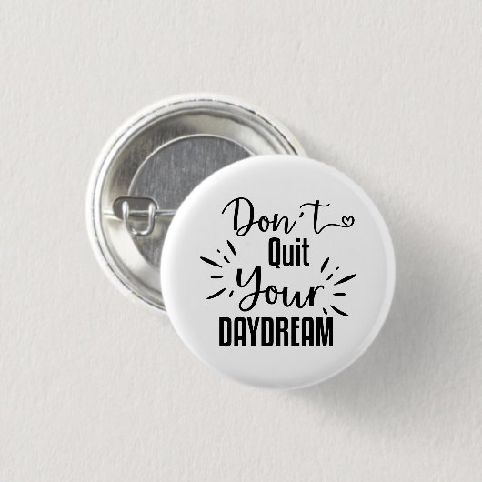 夢やめを見るな 缶バッジ (正面&裏面)