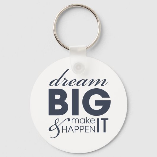 夢やる気を起こさせるの仕事の成功 キーホルダー (正面)