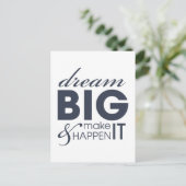 夢やる気を起こさせるの仕事の成功 ポストカード (スタンド正面)