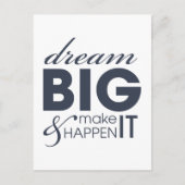 夢やる気を起こさせるの仕事の成功 ポストカード (正面)