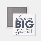 夢やる気を起こさせるの仕事の成功 マグネット (正面/裏面)