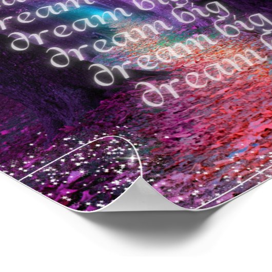 夢やる気を起こさせるを見る人のポスター ポスター (角)