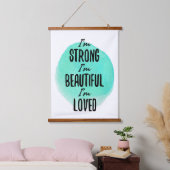 夢やる気を起こさせる客と懸命労働者の言葉 吊り下げ型タペストリー (寝室)