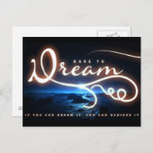 夢をあきらめない ポストカード (正面/裏面)