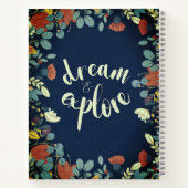 夢をエレガント見て探索する ノートブック (裏面)