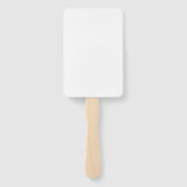 夢をデザインする - クリエイティブエクスプレッション レクタングル ハンドファン (裏面)