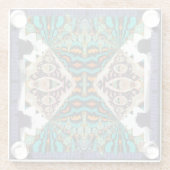 夢を作成する ガラスコースター (裏面)