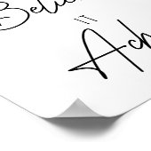 夢を信じ見て達成する感動的 ポスター (角)