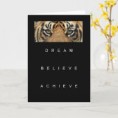 夢を信じ見るやる気を起こさせる引用文 カード (黄色い花)