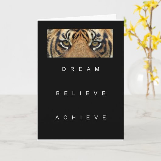 夢を信じ見るやる気を起こさせる引用文 カード (黄色い花)