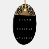 夢を信じ見るやる気を起こさせる引用文 セラミックオーナメント (右)