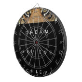 夢を信じ見るやる気を起こさせる引用文 ダーツボード (正面右)