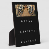 夢を信じ見るやる気を起こさせる引用文 フォトプラーク (側面)