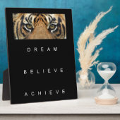 夢を信じ見るやる気を起こさせる引用文 フォトプラーク (側面)