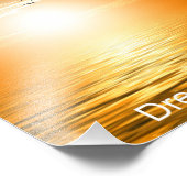 夢を信じ見るやる気を起こさせる引用文 フォトプリント            (角)