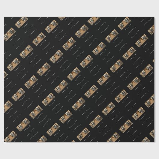 夢を信じ見るやる気を起こさせる引用文 ラッピングペーパー (フラット)