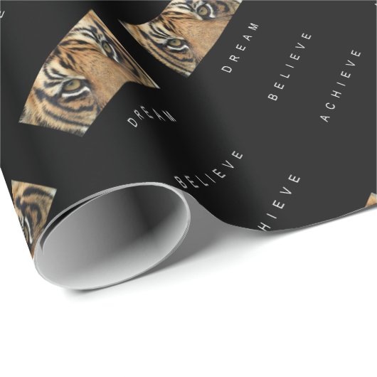 夢を信じ見るやる気を起こさせる引用文 ラッピングペーパー (ロールコーナー)