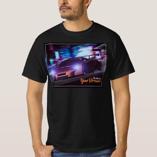 夢を加速させろ: ラッシュに乗れ Tシャツ (正面)