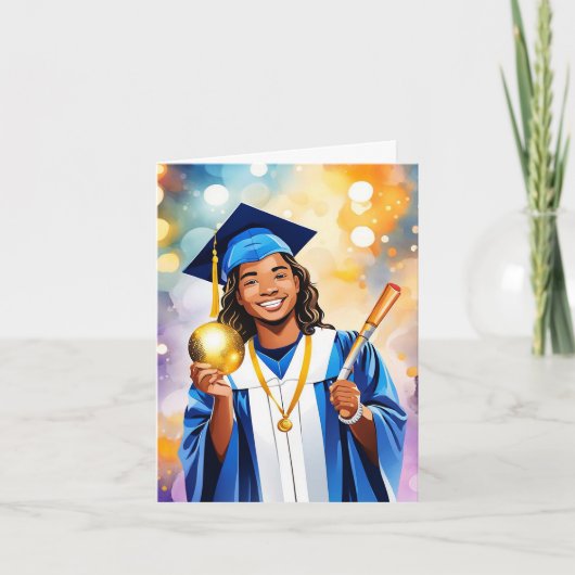 夢を動かし祝て – あなたの卒業 カード (正面)