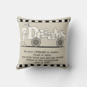 夢を動かす クッション (裏面)