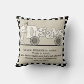 夢を動かす クッション (裏面)