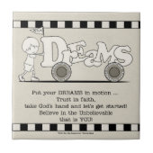 夢を動かす タイル (正面)