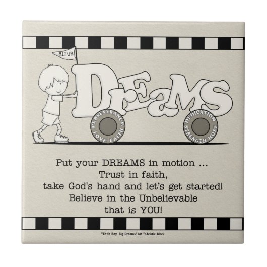 夢を動かす タイル (正面)