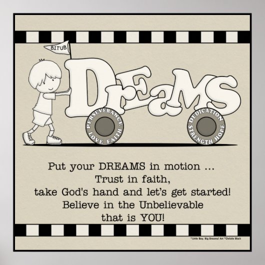 夢を動かす ポスター (正面)