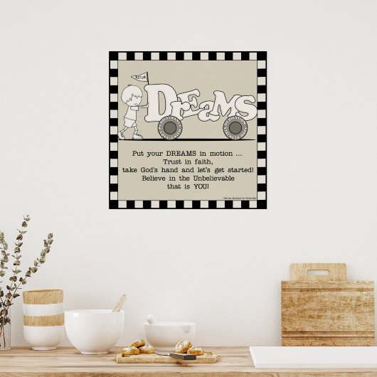 夢を動かす ポスター (キッチン)