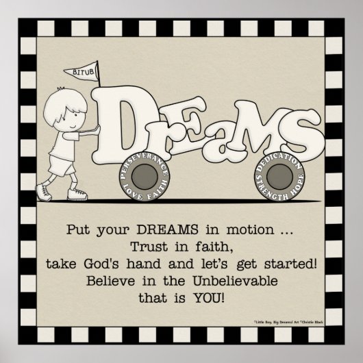 夢を動かす ポスター (正面)