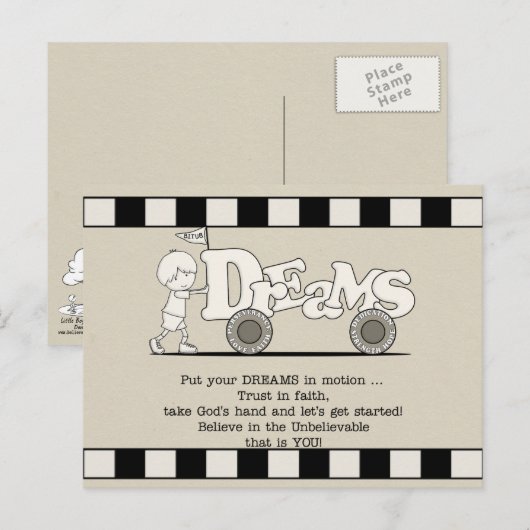 夢を動かす ポストカード (正面/裏面)