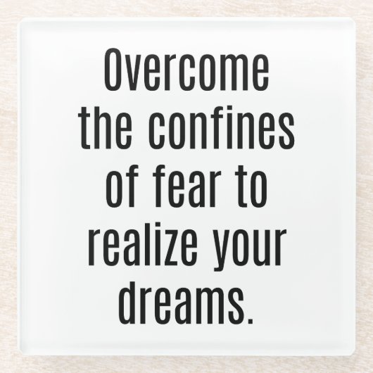 夢を叶えるガラスコースター ガラスコースター (正面)