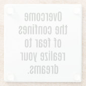 夢を叶えるガラスコースター ガラスコースター (裏面)