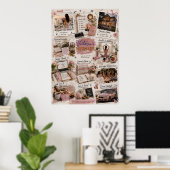夢を叶えるパーソナライズドライフボード ポスター (ホームオフィス)