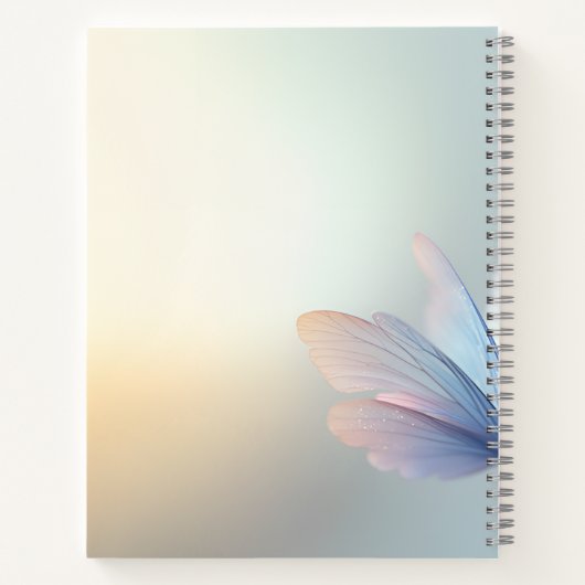 夢を叶える妖精 ノートブック (裏面)