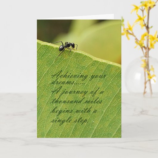 夢を叶える カード (黄色い花)