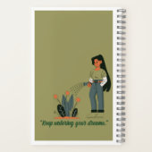 夢を叶える – スパイラルノートブック ノートブック (裏面)